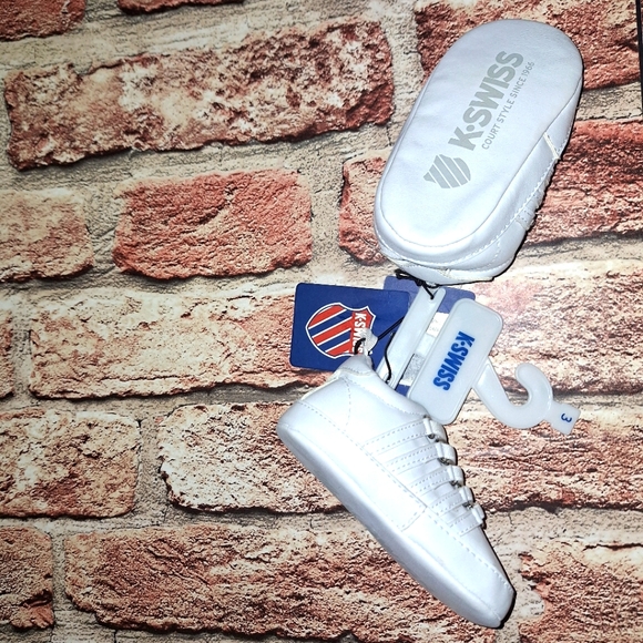 K,Swiss Crib Shoe Soft Bottom Baby Shoes - Sneakers and First Walking - Picture 5 of 13